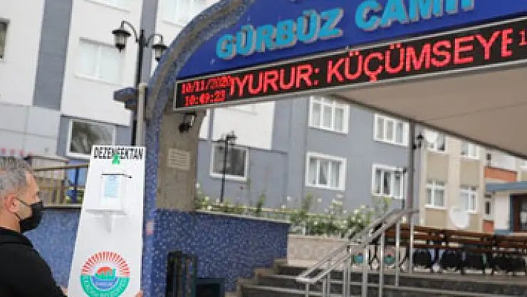 İlkadım'dan camilere 'hijyen' desteği