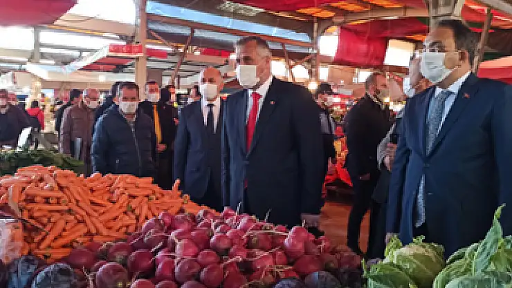 Bafra'da korona virüs denetimi