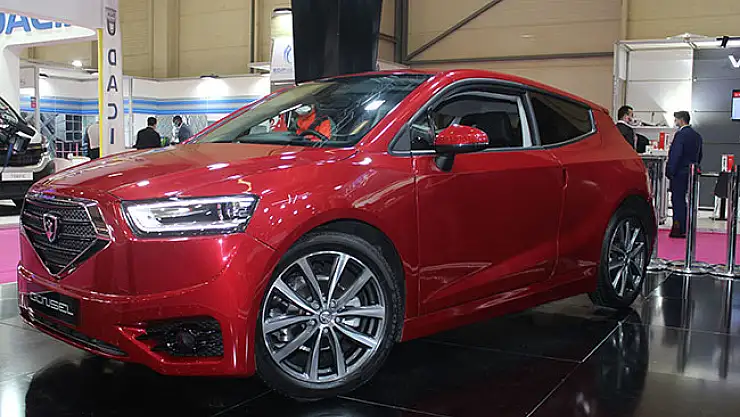 Yavru vatanın milli arabası Günsel ana vatanda