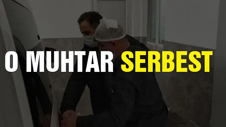 Babasının bıçakladığı kardeşini vuran muhtar serbest bırakıldı