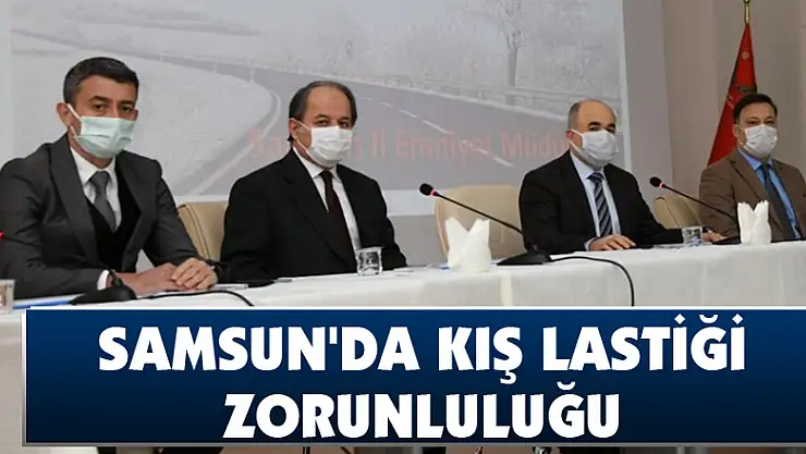 Samsun'da kış lastiği zorunluluğu