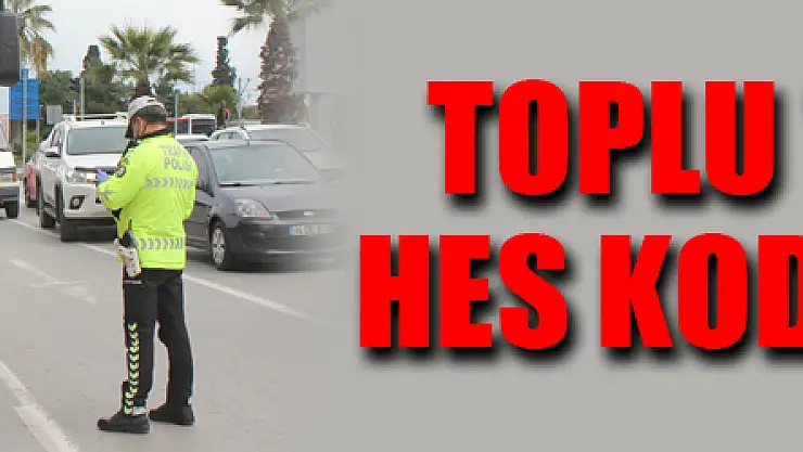 Samsun'da toplu taşımada HES kodu denetimi