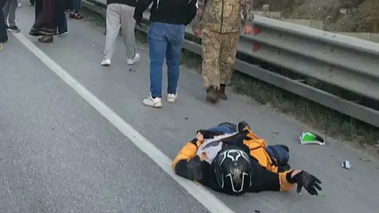 Samsun'da motosiklet kazası: 2 yaralı