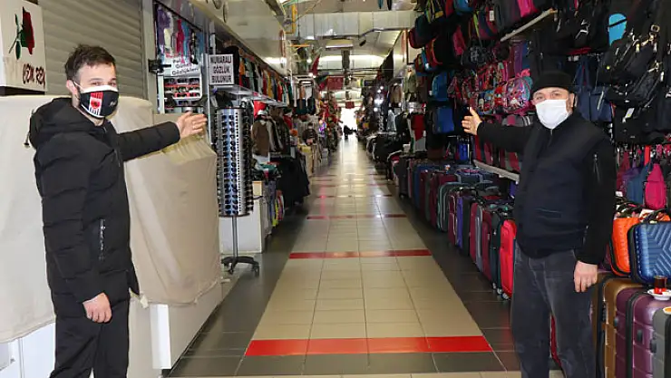 Yabancılar Çarşısı esnafının umudu vatandaş