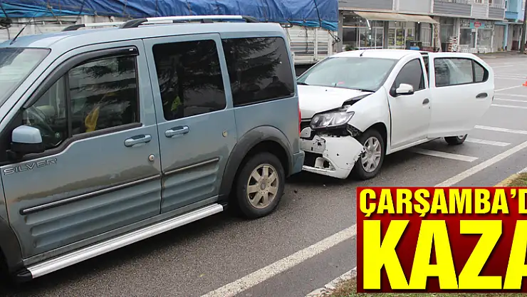 Çarşmba'da Kaza 1 Yaralı