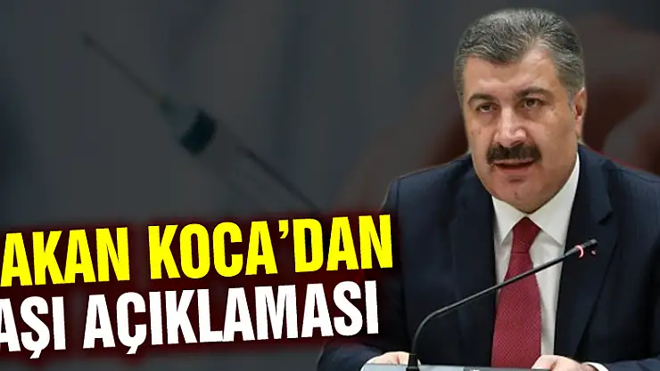 Bakan Koca'dan Bilim Kurulu Toplantısı sonrası açıklama