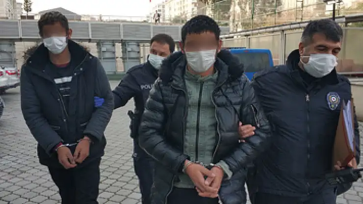 Telekom'un 1050 metrelik kabloları çalan 2 kişi yakalandı