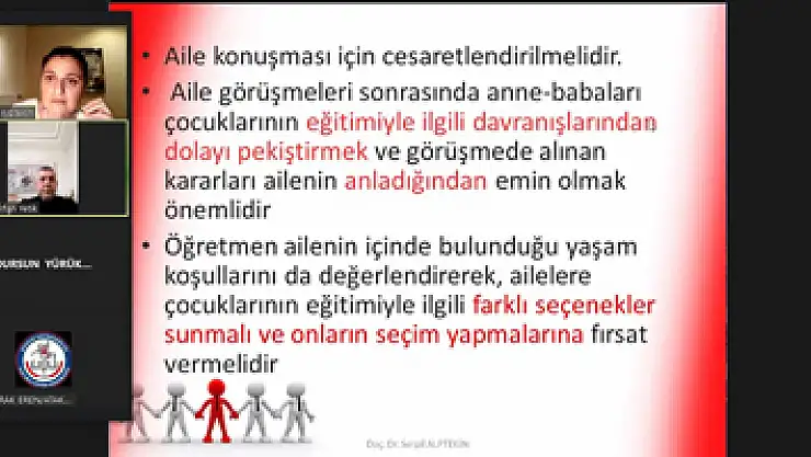 Öğretmenlere pandemi sürecinde mesleki eğitim