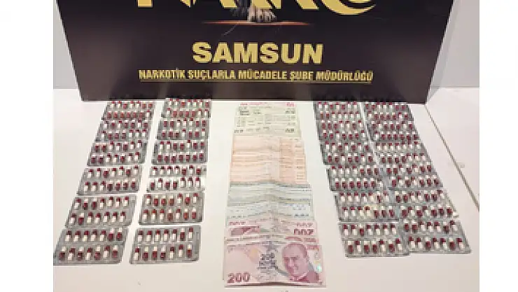 Samsun'da 3 kişi uyuşturucuyla yakalandı