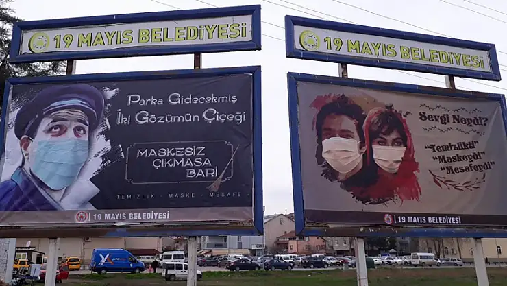 'Parka gidecekmiş 2 gözümün çiçeği, maske taksa bari'