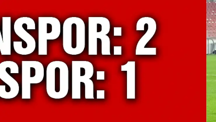 TFF 1. Lig: Samsunspor: 2 - Adanaspor: 1