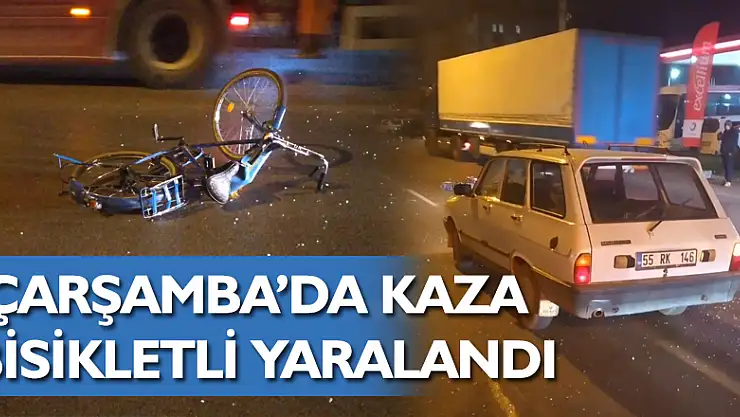 ÇARŞAMBA'DA KAZA: 1 YARALI