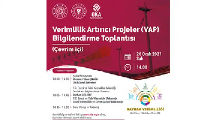 OKA'dan Verimlilik Artırıcı Projeler Desteği Tanıtım Toplantısı