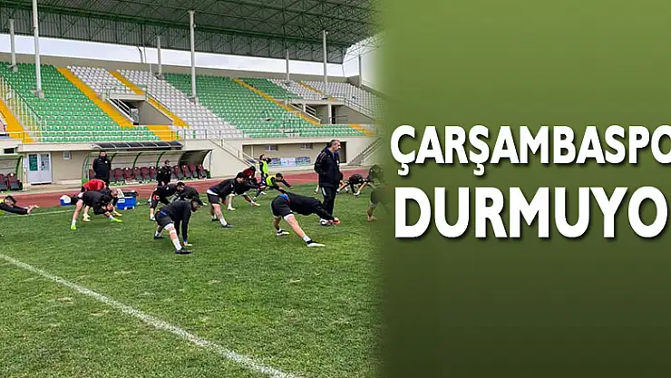 Çarşambaspor Durmuyor