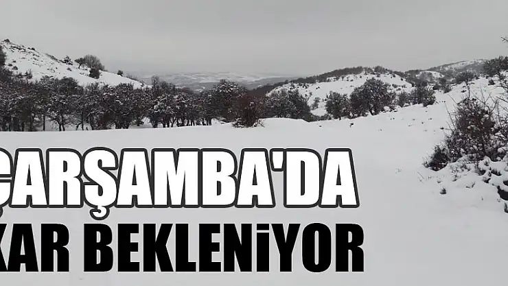 Çarşamba'da Kar Bekleniyor
