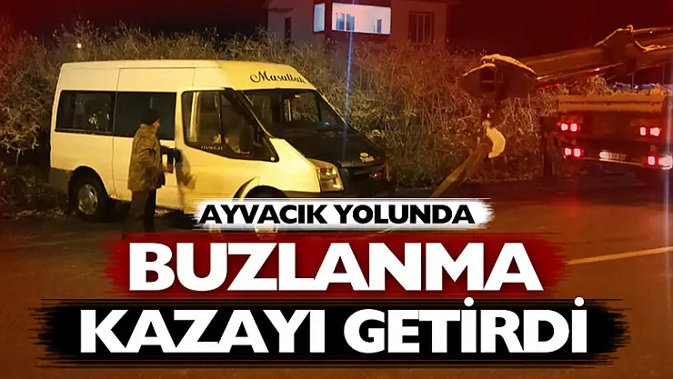 Ayvacık Yolu'nda Kaza 