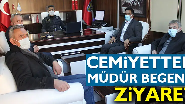 Cemiyetten Müdür Begen'e Ziyaret