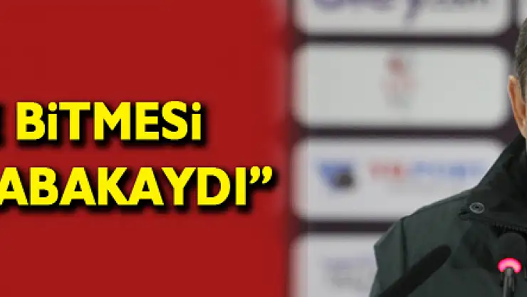 Yücel İldiz: 'Beraberlikle bitmesi gereken bir müsabakaydı'