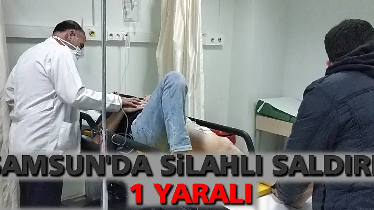 Samsun'da silahlı sadırı: 1 yaralı