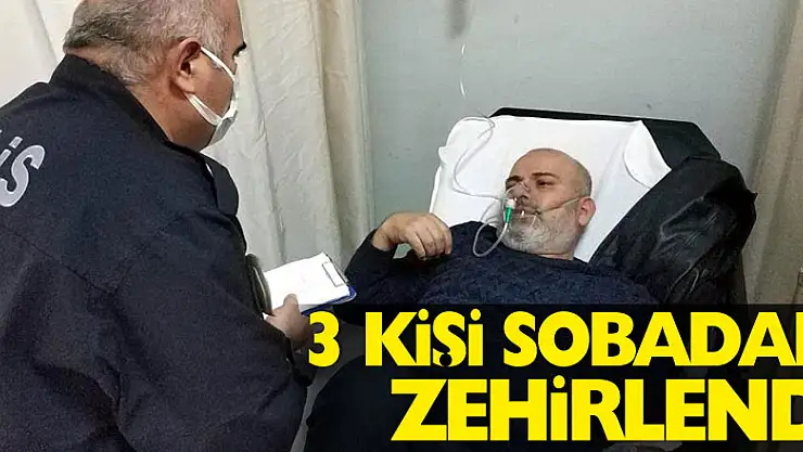Samsun'da 3 kişi sobadan sızan karbonmonoksit gazından zehirlendi