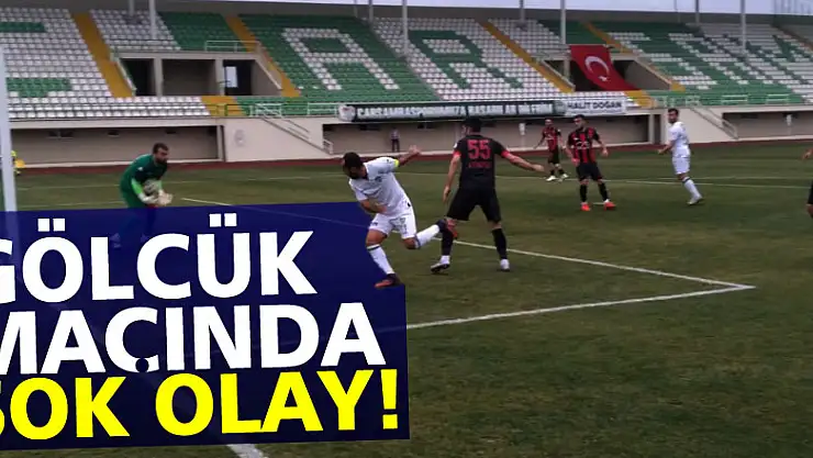 Gölcük maçında şok olay!