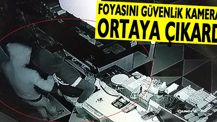 Pastaneden canı çekince tatlı çaldığını söyleyen zanlının foyasını güvenlik kamerası ortaya çıkardı