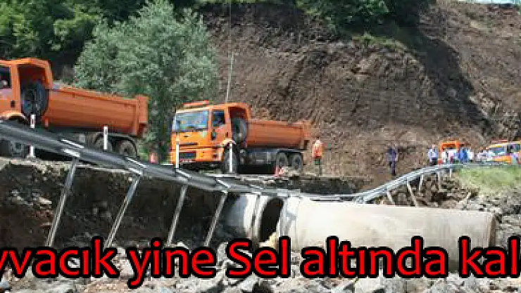 Ayvacık yine Sel altında kaldı