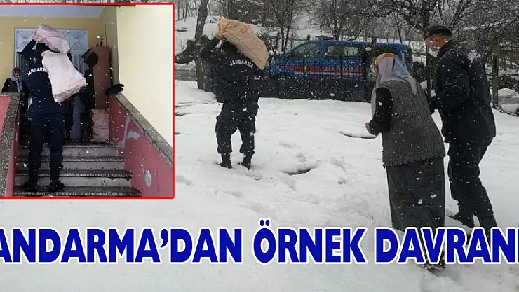 Jandarma'dan örnek davranış