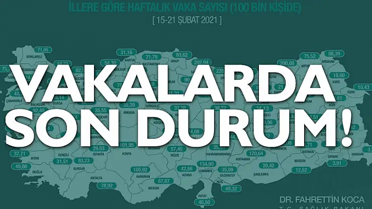 Vakalarda son durum!