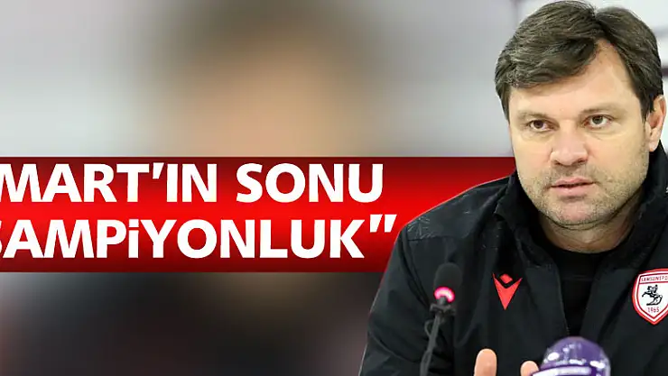 Ertuğrul Sağlam: 'Mart ayı sonu gelmeden farklı şeyler konuşabiliriz'