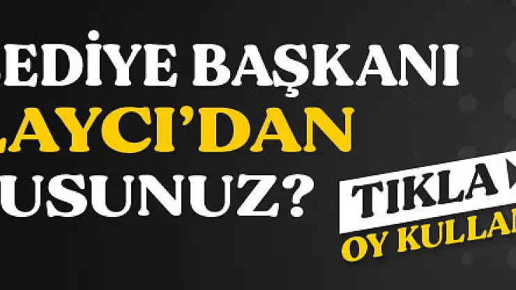 Ayvacık Belediye Başkanı Halil Kalaycı'dan Memnun musunuz?