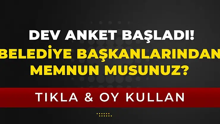 Dev Anketimiz Başladı!