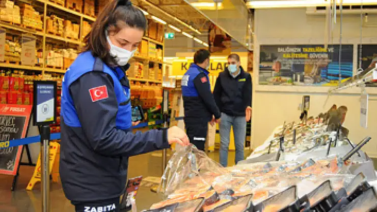 Marketlere etiket, gramaj ve hijyen denetimi