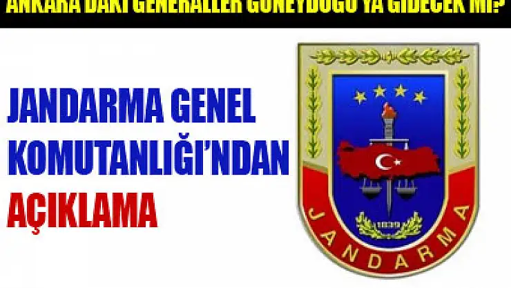 Jandarma'dan 'atama' açıklaması