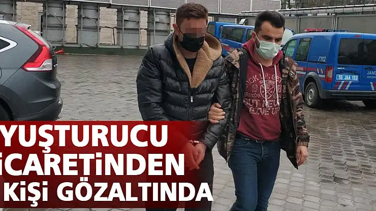Samsun'da uyuşturucu ticaretinden 2 kişi gözaltına alındı