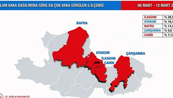 İşte Samsun'un korona tablosu