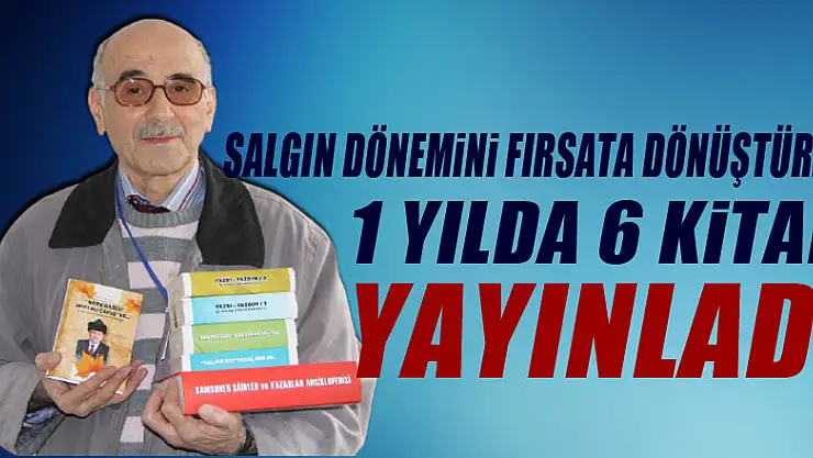 Salgın dönemini fırsata dönüştürdü: 1 yılda 6 kitap yayınladı