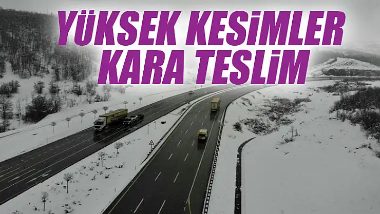 Samsun'da yüksek kesimler kara teslim