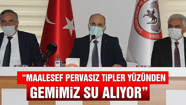 'Maalesef pervasız tipler yüzünden gemimiz su alıyor' 