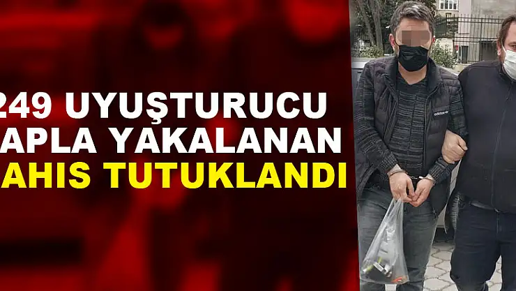 249 uyuşturucu hapla yakalanan şahıs tutuklandı