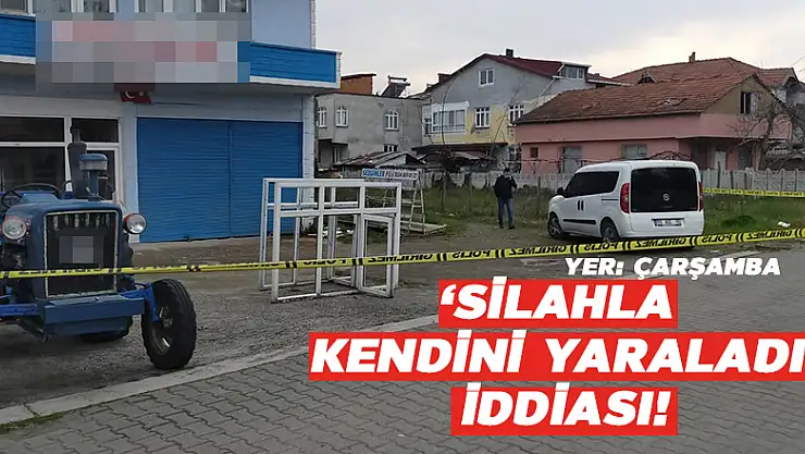 Silahla kendini yaraladı    