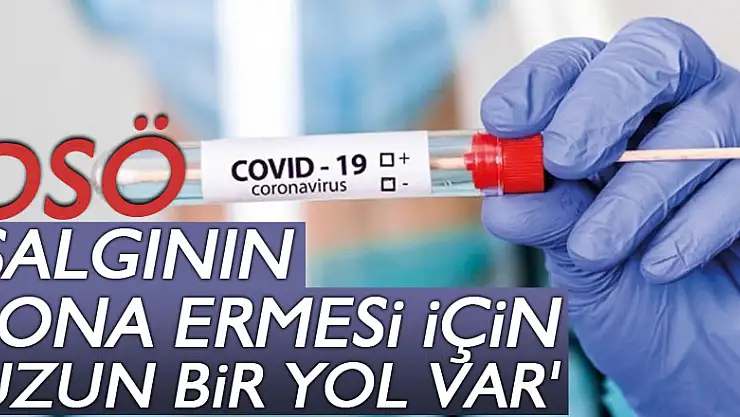 DSÖ: 'Salgının sona ermesi için uzun bir yol var'