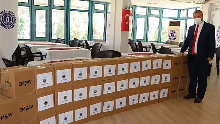 EMŞAV'dan 1420 aileye gıda yardımı