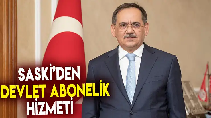 SASKİ'den E-Devlet abonelik hizmeti