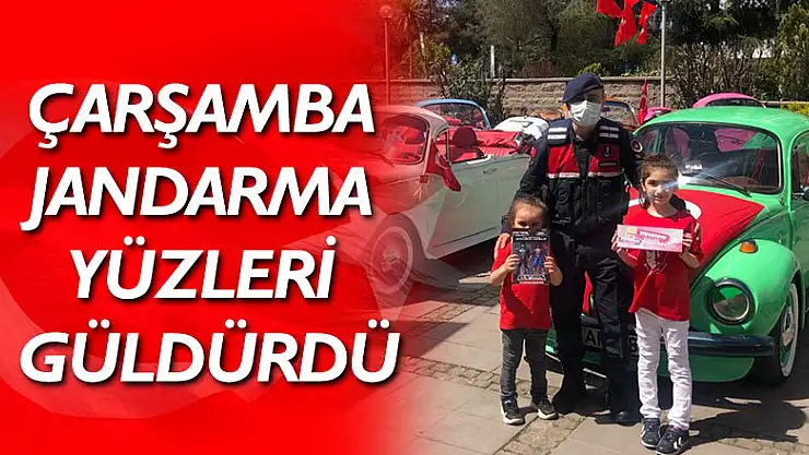 Jandarma yüzleri güldürdü