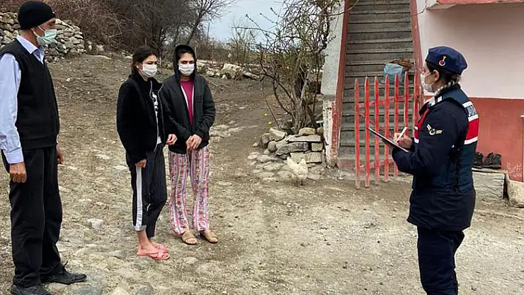 Havza'da jandarmadan 3 günlük kısıtlamada yoğun mesai