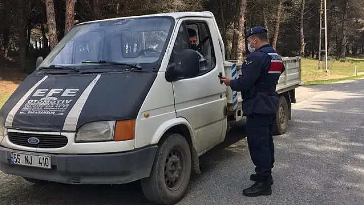 Tam kapanmada jandarmadan sıkı denetim