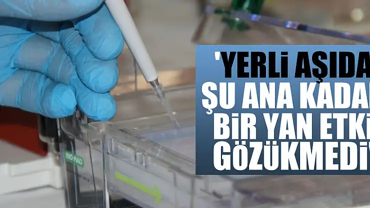 TÜBİTAK Başkanı Prof. Dr. Hasan Mandal: 'Yerli aşıda şu ana kadar bir yan etki gözükmedi'