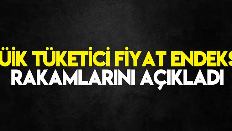 TÜİK tüketici fiyat endeksi rakamlarını açıkladı