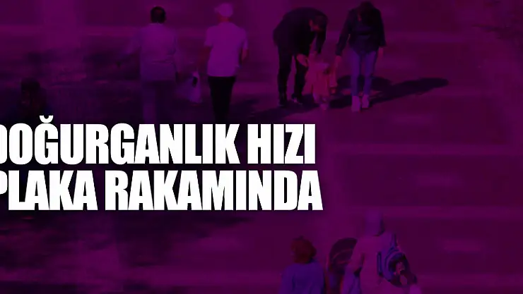 Samsun'un doğurganlık hızı plaka rakamında